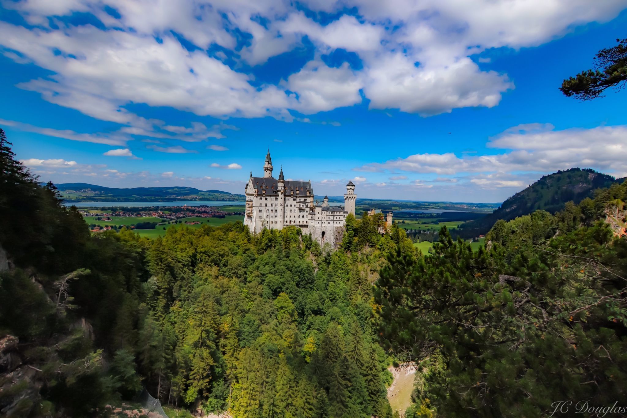 Neuschwanstein Castle from Marienbridge - The classic view, Germany