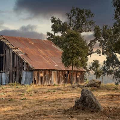 Old Barn at D'Agostini Reservoir, USA