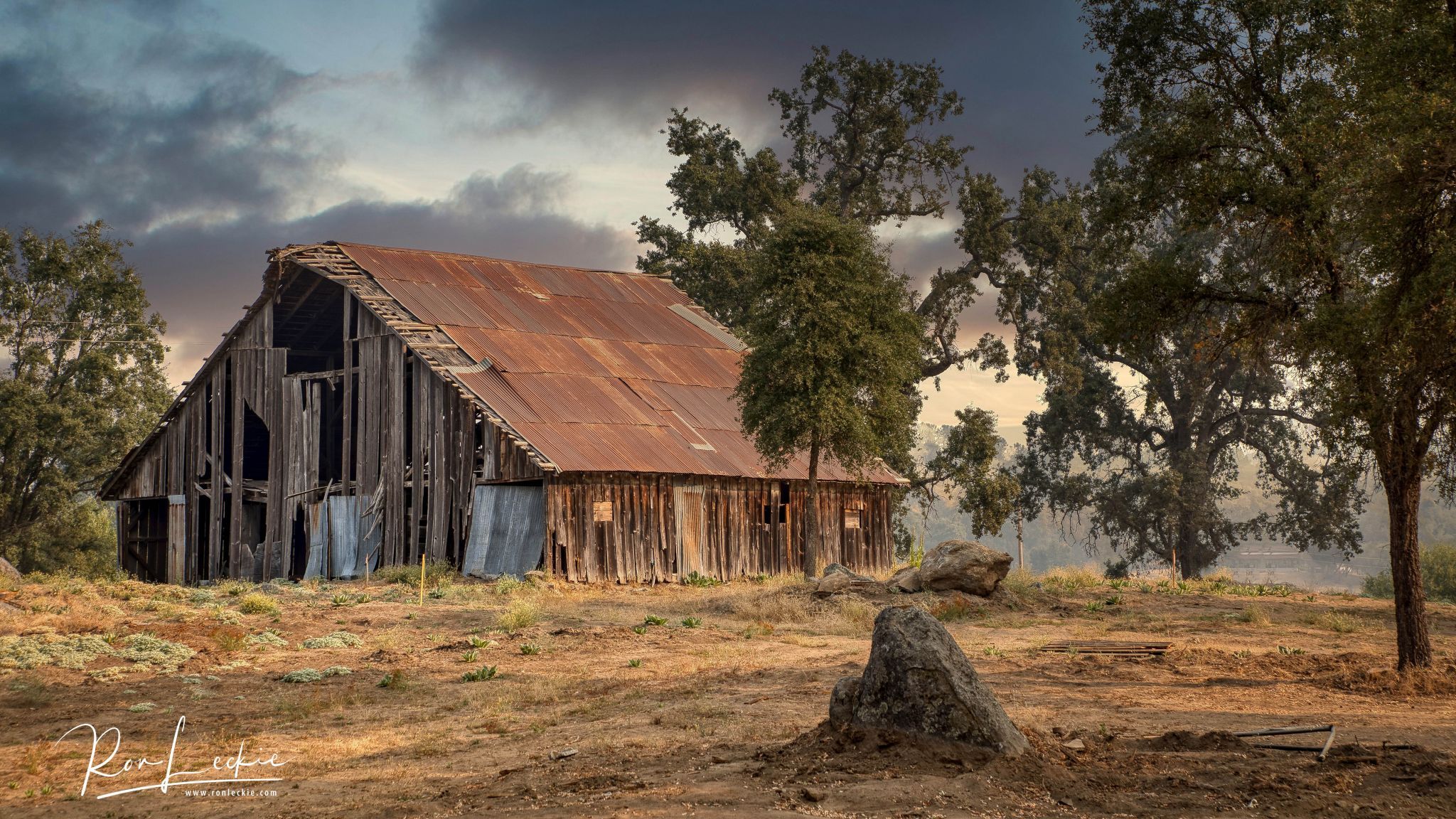 Old Barn at D'Agostini Reservoir, USA