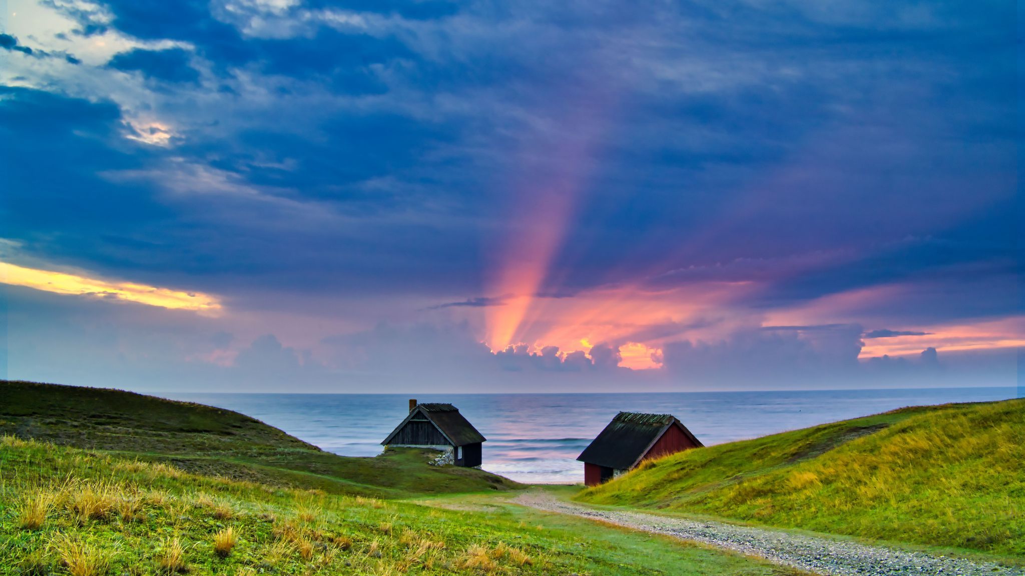 Old Fishermen's Cottages, Haväng, Sweden
