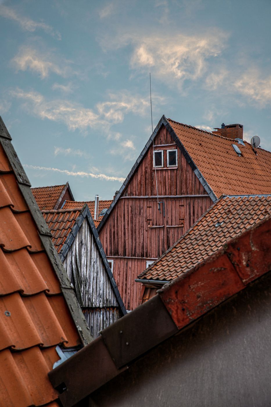 Over the roofs of Celle, Germany