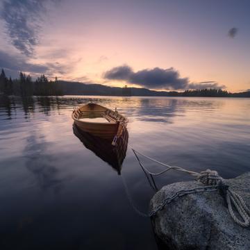 Øyangen lake, Ringerike, Norway
