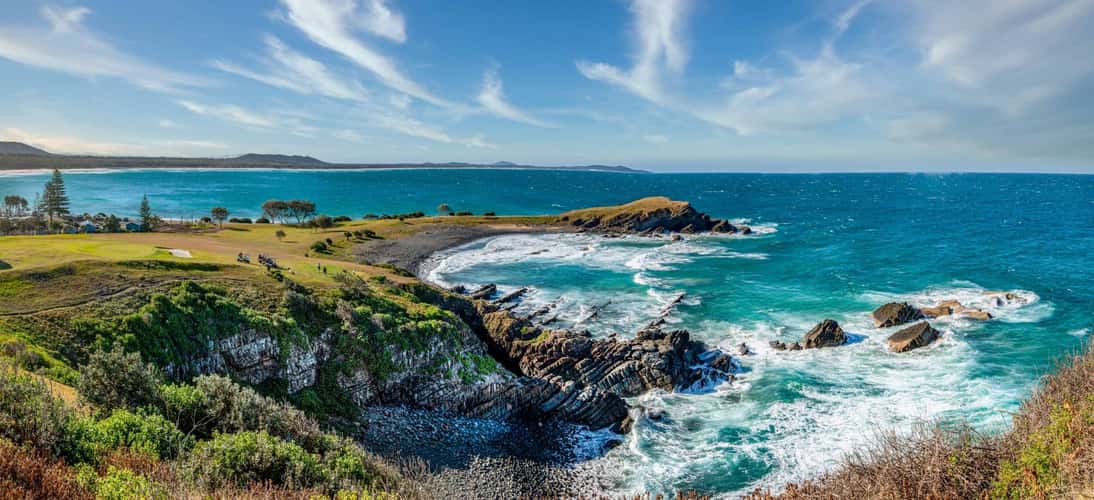 Pebbly Beach & Little Nobby Crescent Head New South Wales