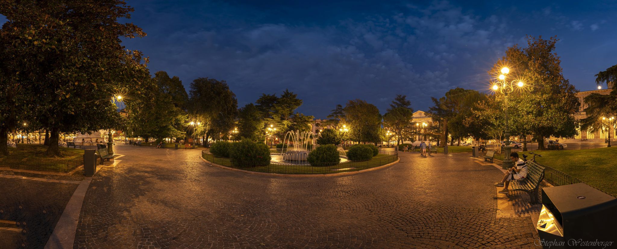 Piazza Bra, Verona, Italy