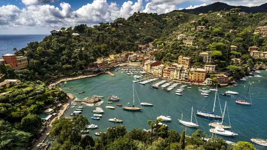 Portofino from Castello Brown