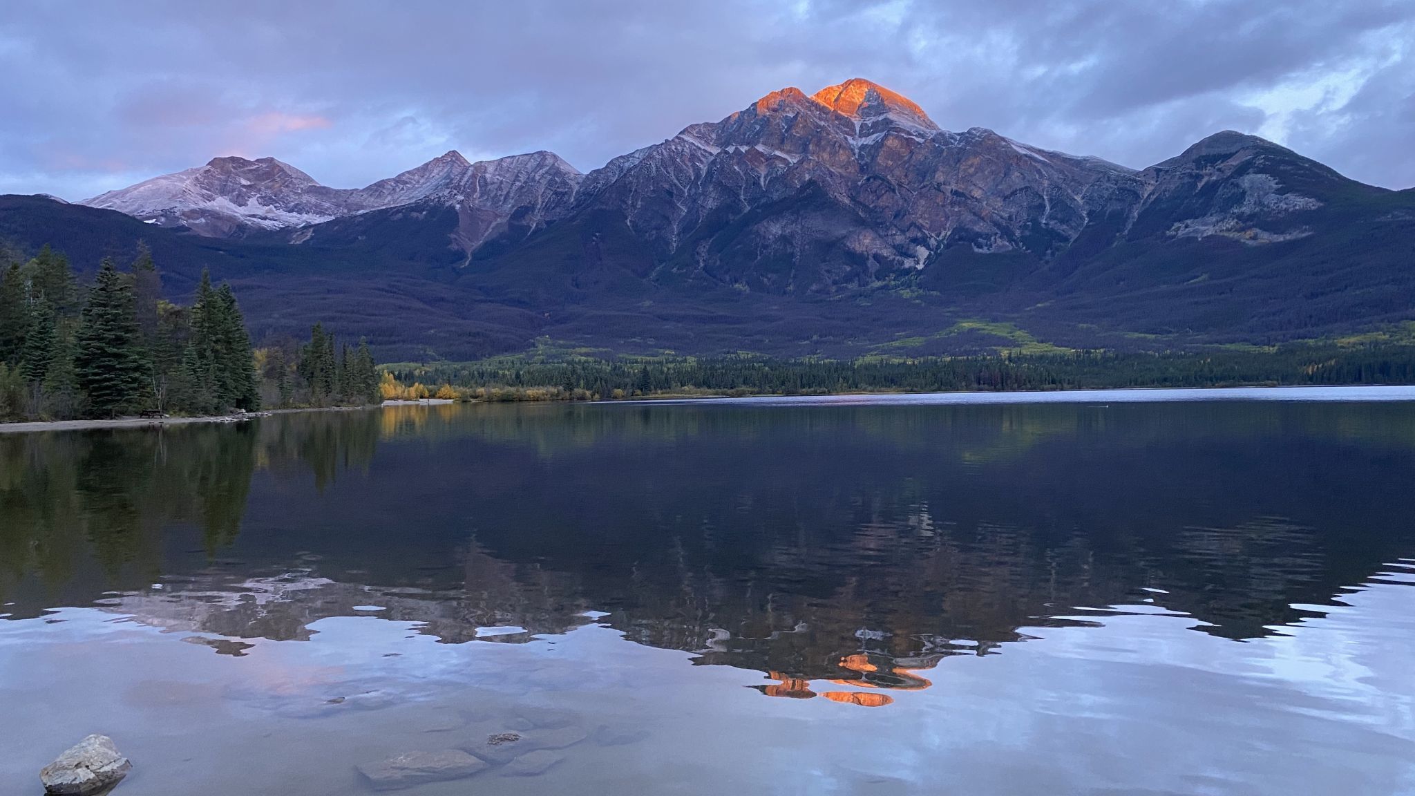 Pyramid Lake Sunrise, Canada