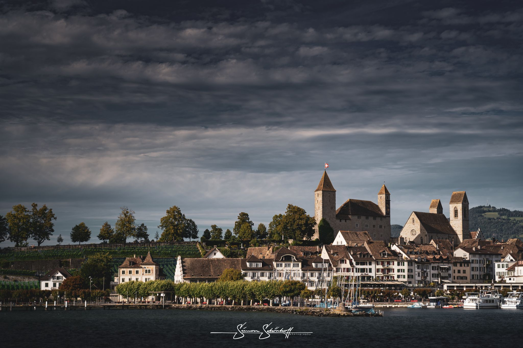 Rapperswil-Jona Harbour, Switzerland