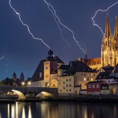 View of Regensburg, Germany