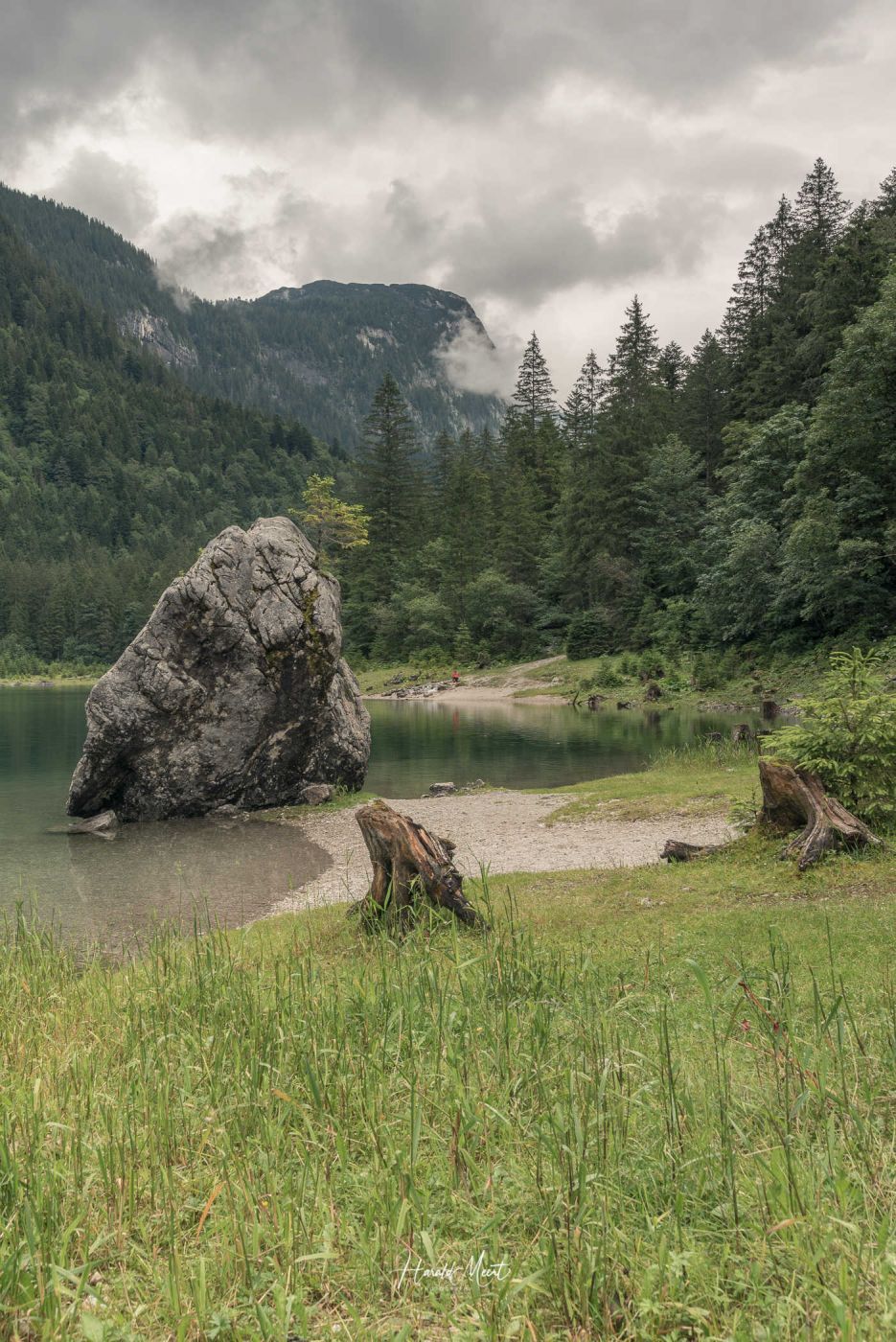 Rock at Gosausee, Austria