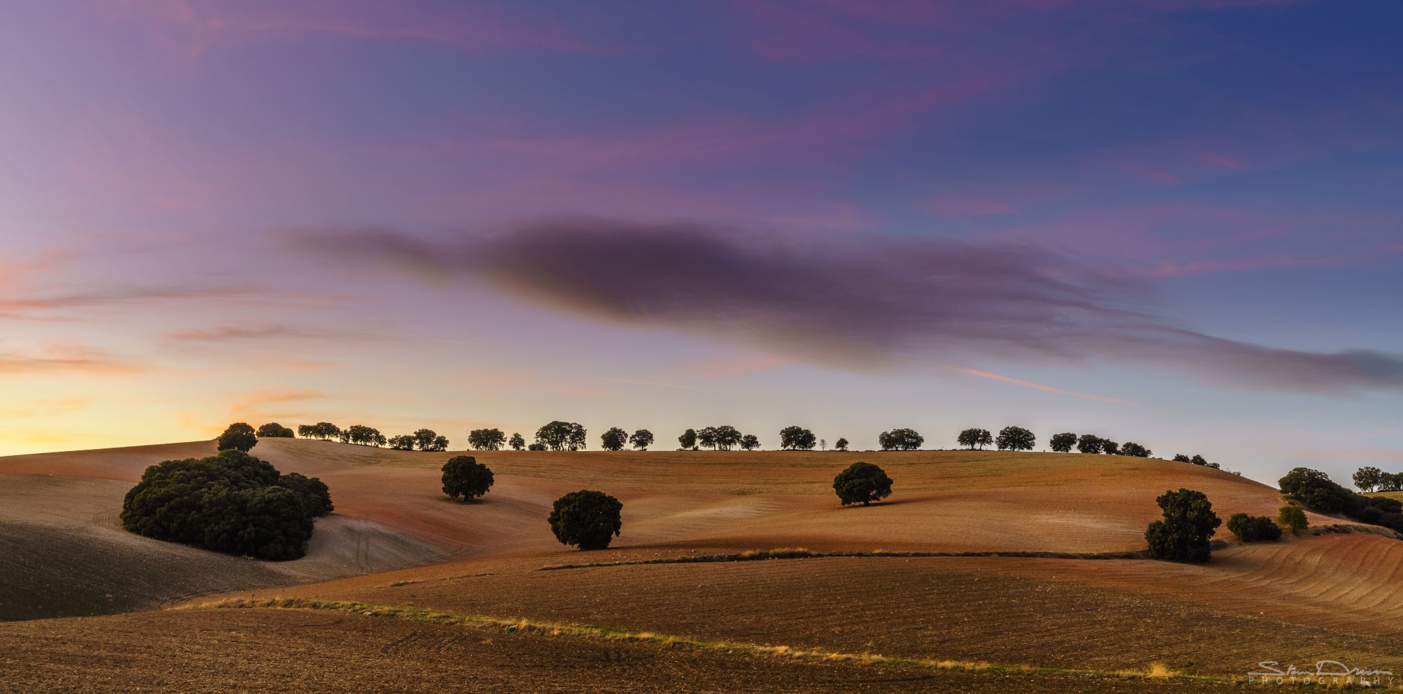Rolling hills, Spain