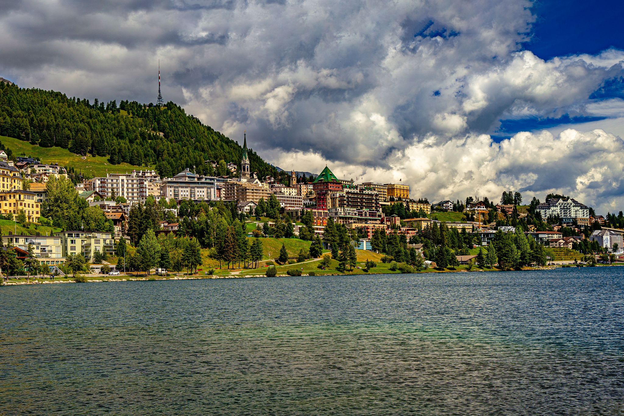 Sankt Moritz is freezing!, Switzerland