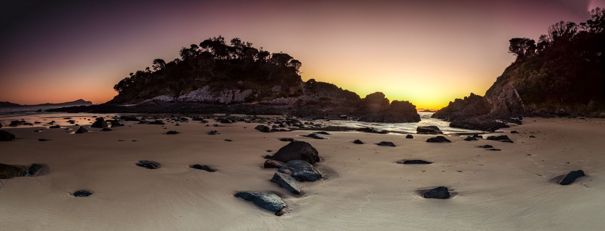Seal Rocks headland Number one beach New South Wales, Australia