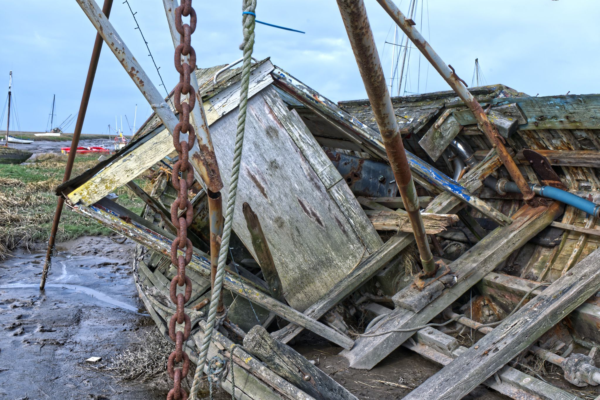 Secret Boat Graveyard, United Kingdom