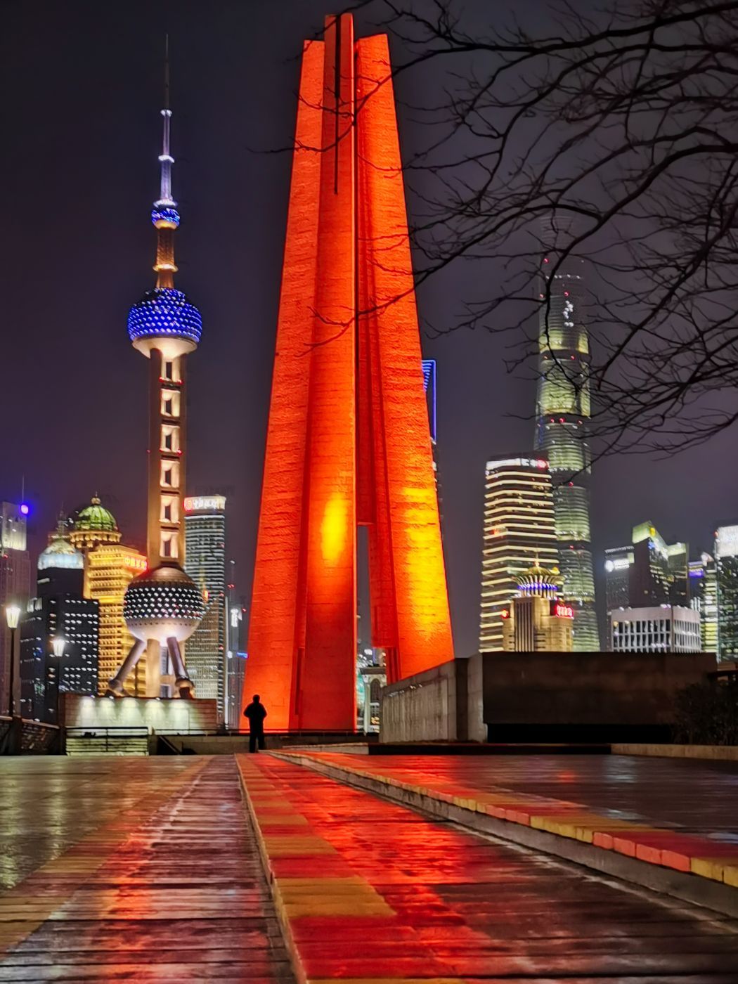 Shanghai Skyline from the Bund, China