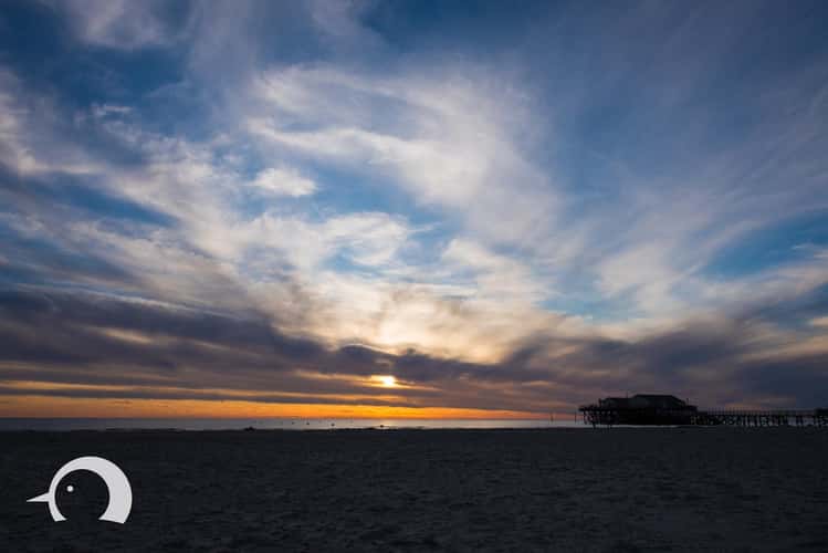 St.Peter-Ording Beach with Bar, Schleswig-Holstein