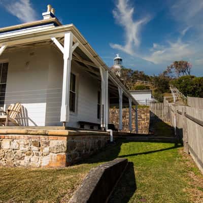 Sugarloaf Lighthouse caretakers cottage Seal Rocks NSW, Australia