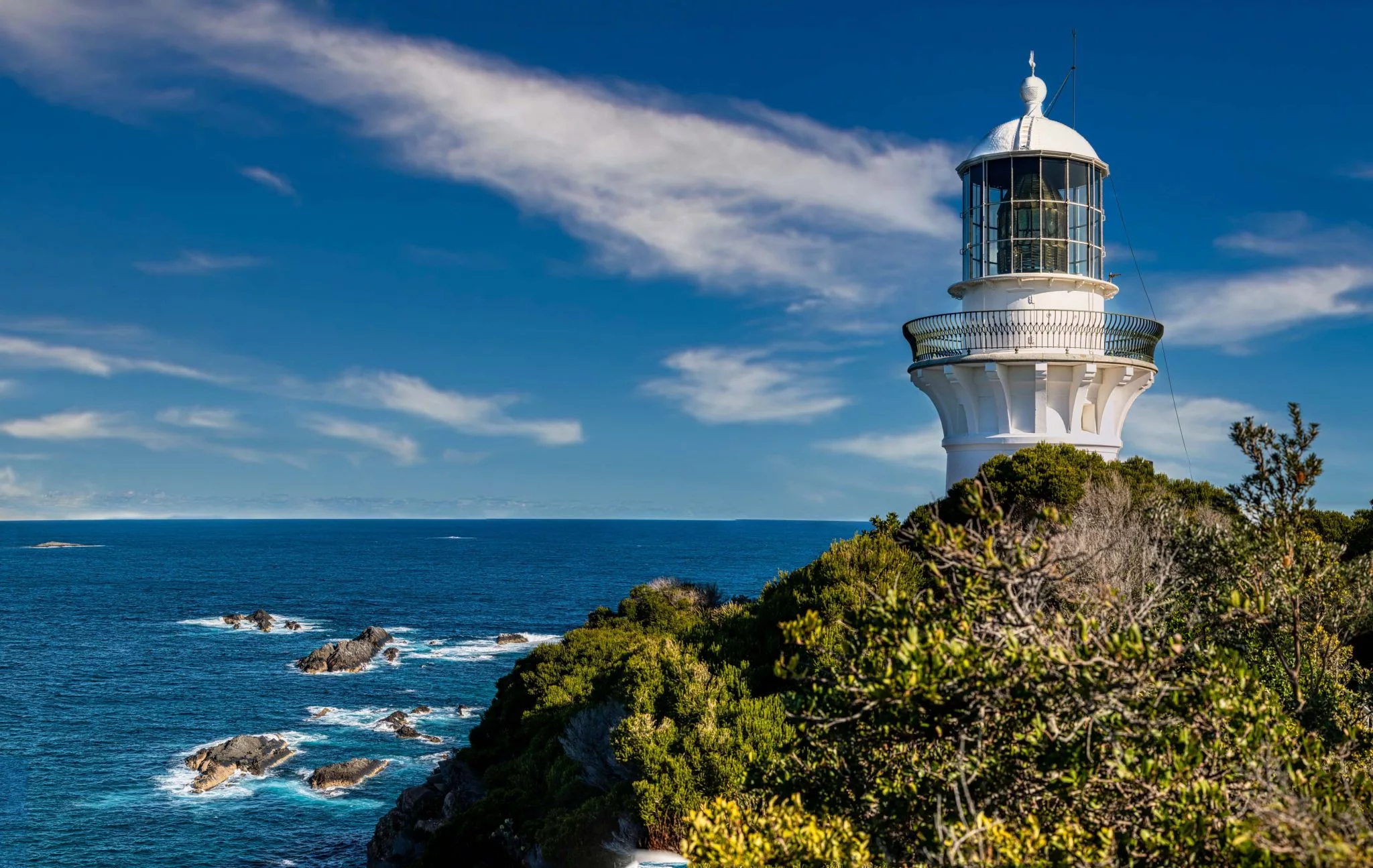 Sugarloaf Lighthouse Seal Rocks New South Wales, Australia