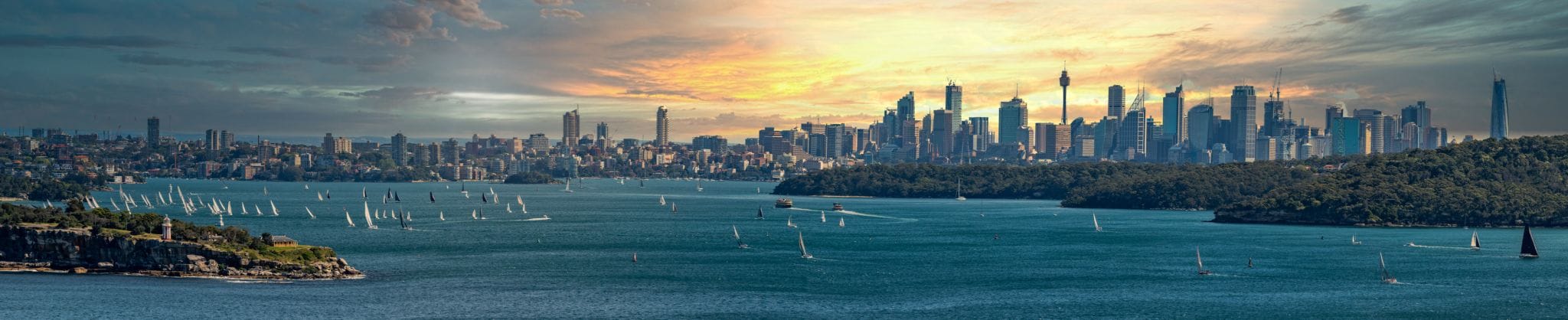 Sydney sunset, North Head New South Wales, Australia