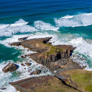 The middle Headland Point Plomer New South Wales, Australia