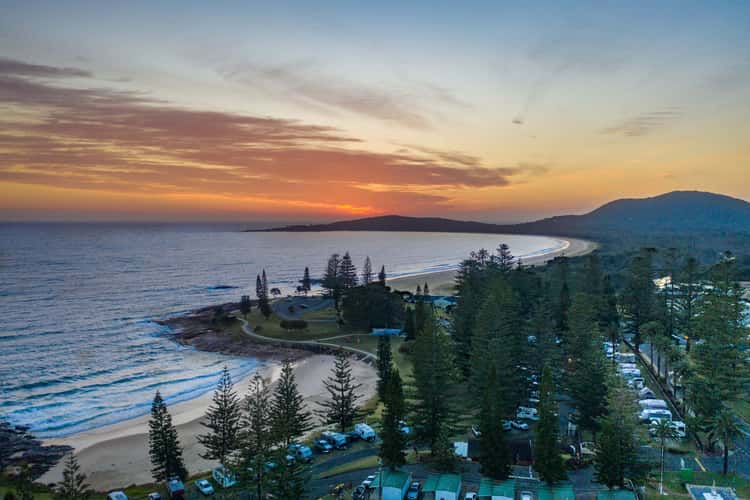 The town at sunrise South West Rocks New South Wales