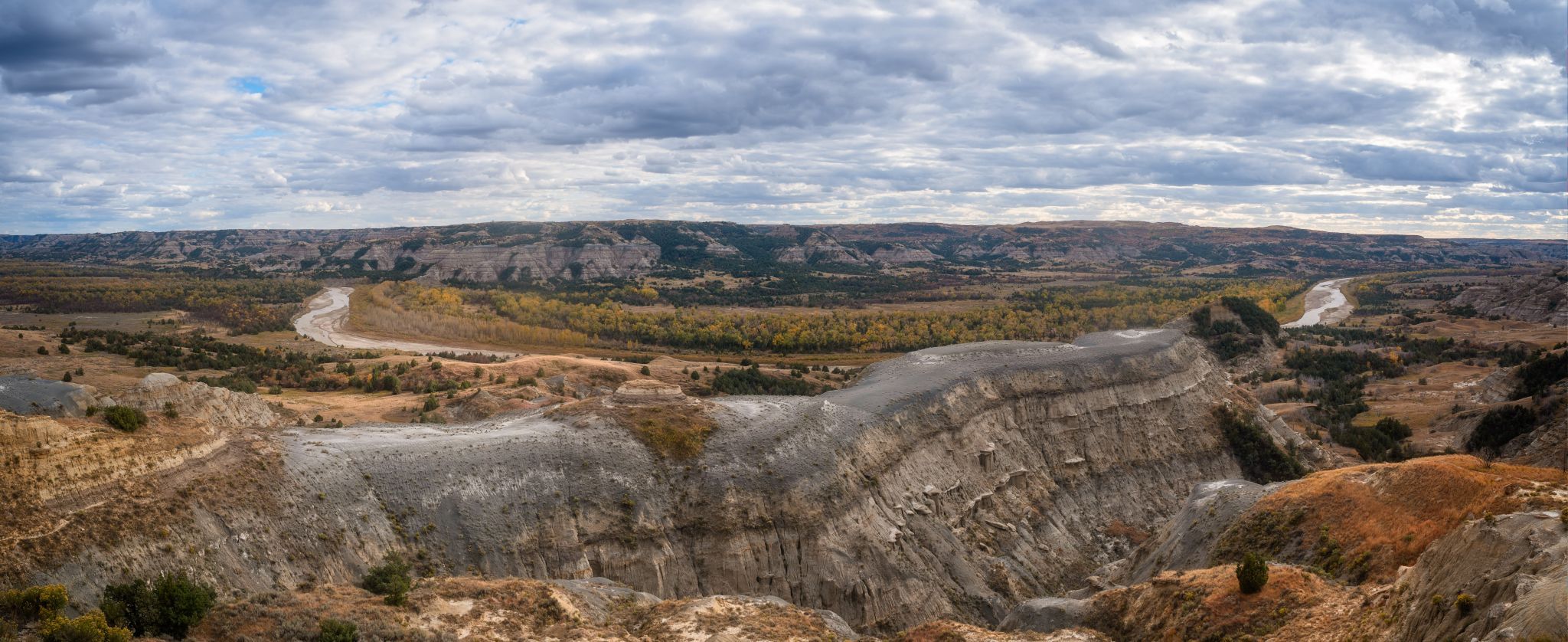 Theodore Roosevelt National Park - River Bend Overlook, USA