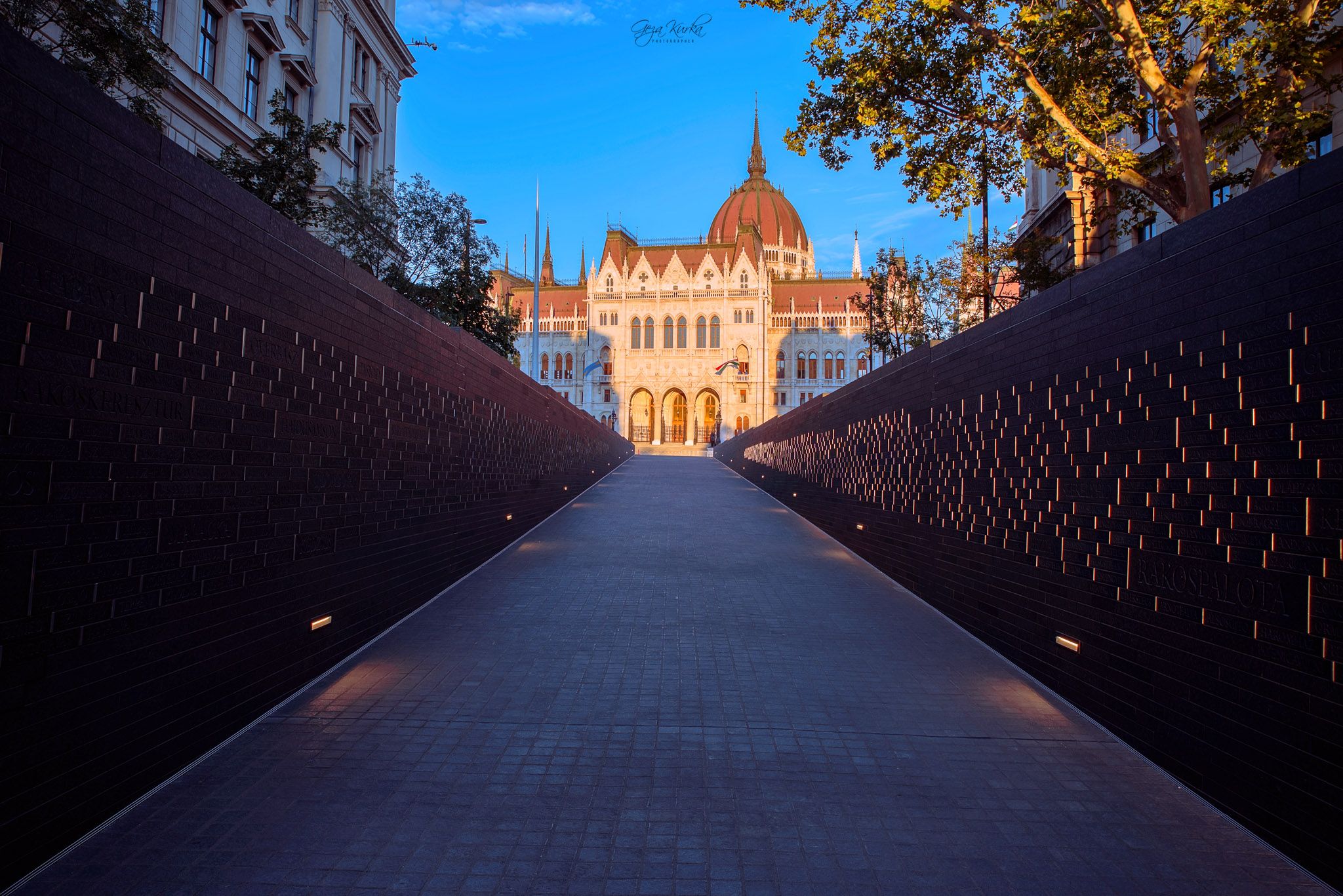 Trianon monument in Budapest, Hungary