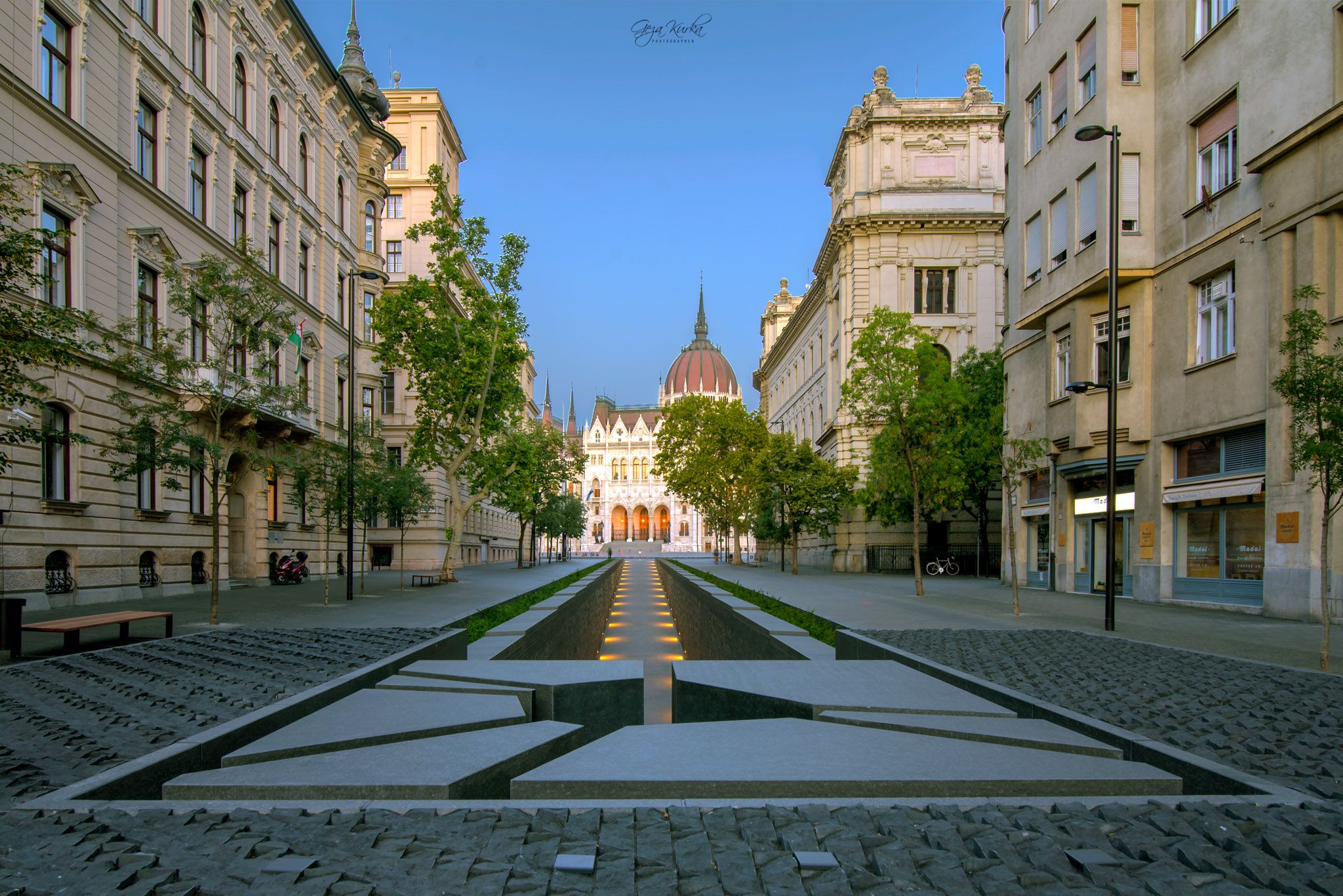 Trianon monument in Budapest, Hungary