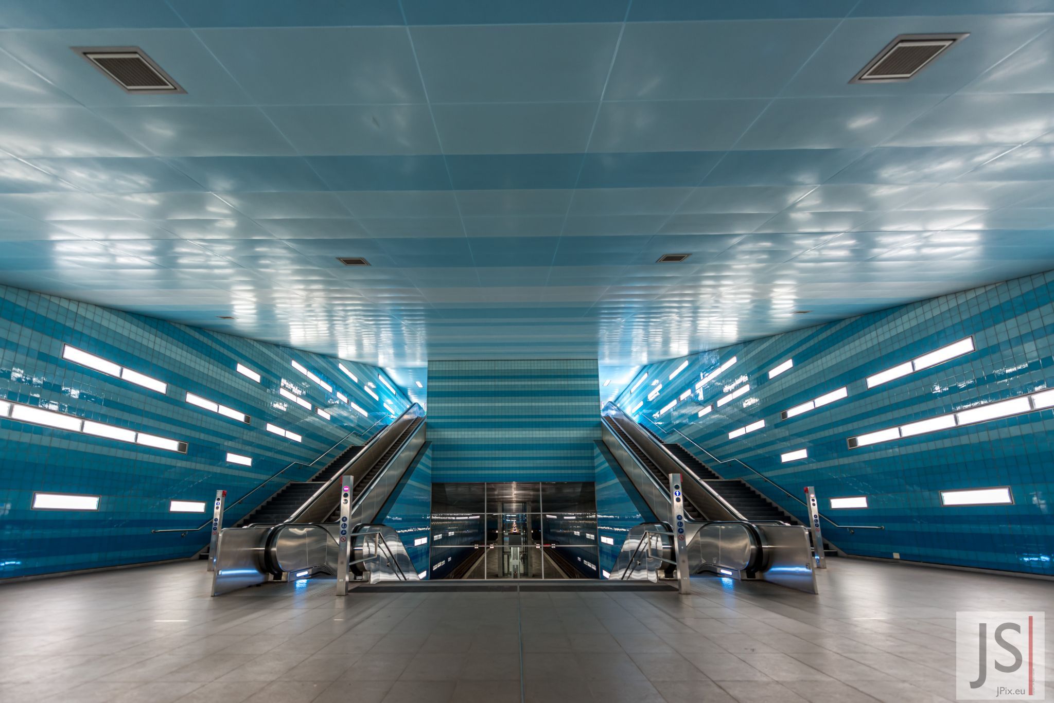 Überseequartier - Subway Station, Hamburg, Germany