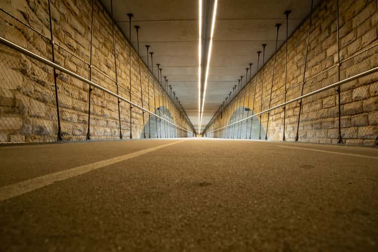 Under the Adolphe Bridge, Luxembourg City