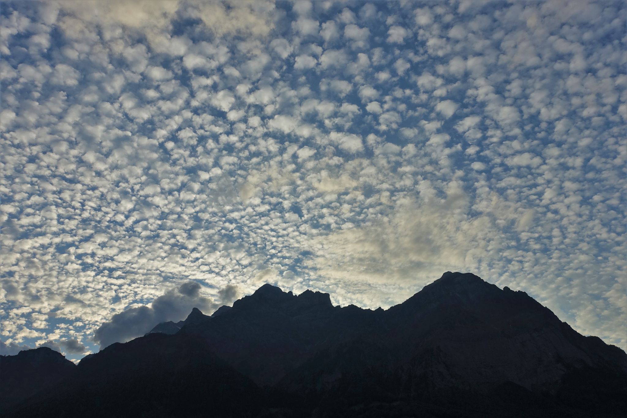 View on Mitlödi/GL, Switzerland