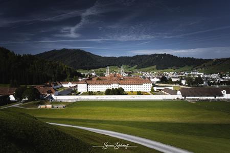 View over the Monastery of Einsiedeln