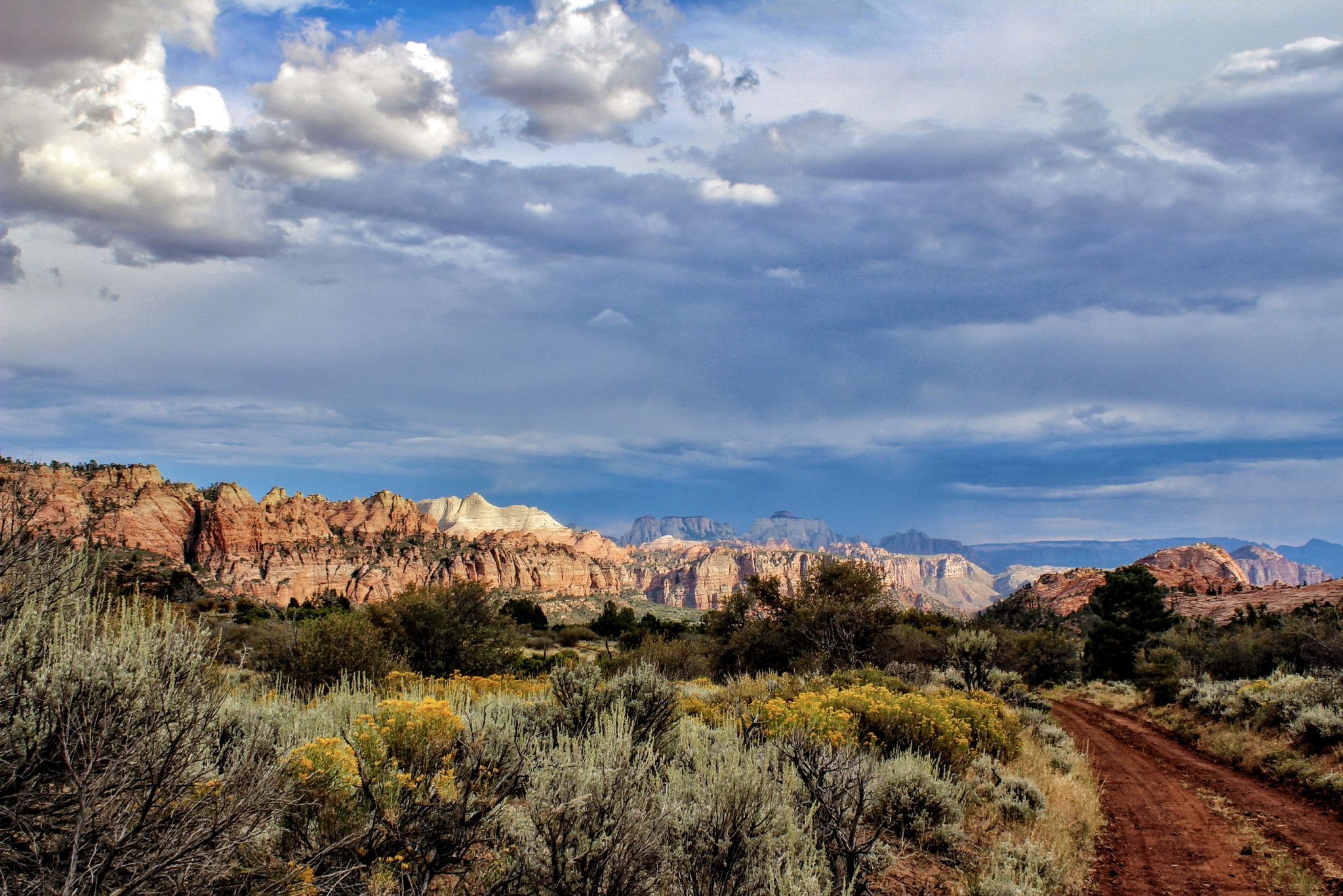 Zion National Park View from Kolob Terrace Road, USA
