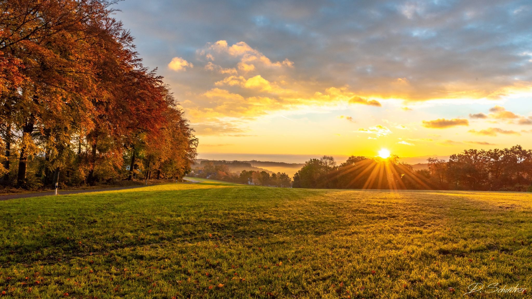 Autumn Sunrise, Germany