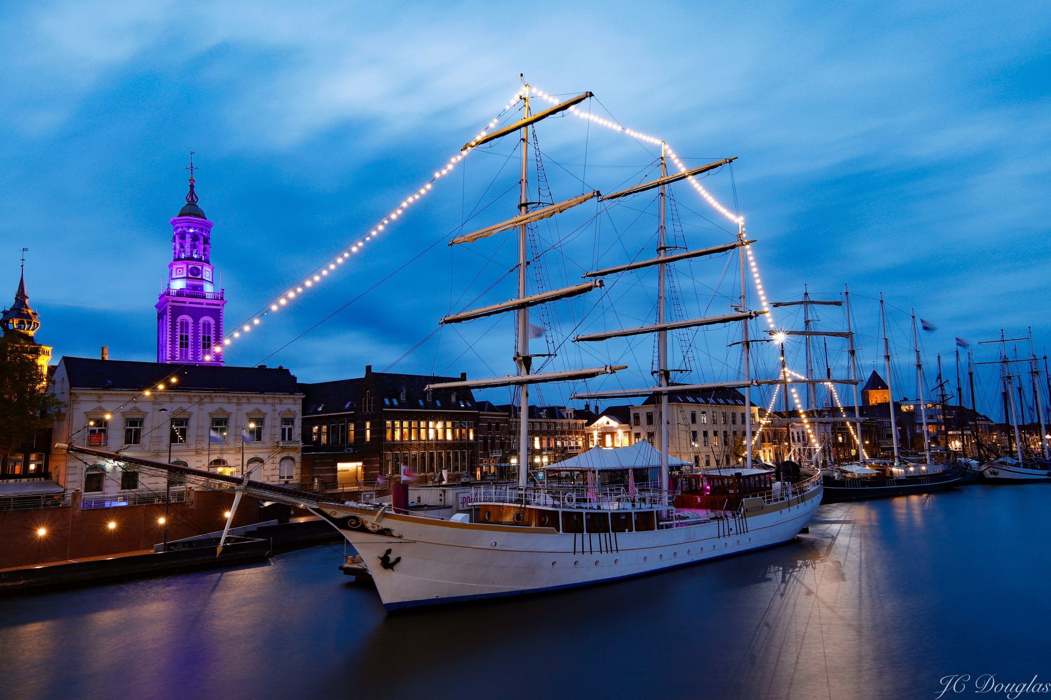 Blue hour Kampen, the Netherlands, Netherlands