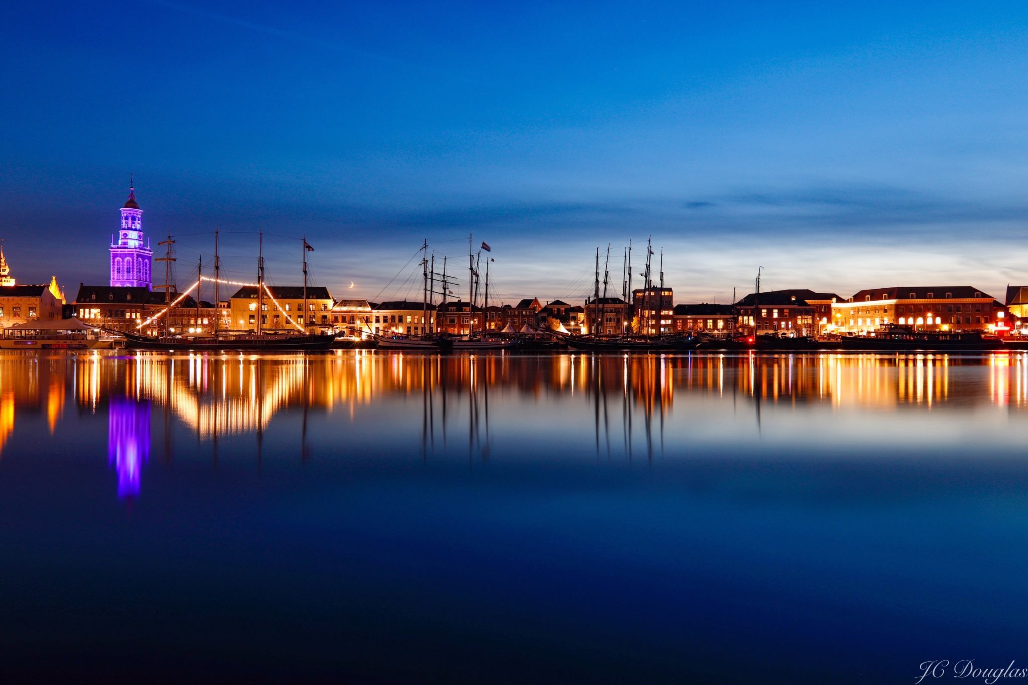 Blue hour Kampen, the Netherlands, Netherlands