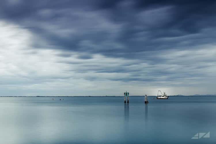 blue sea and white boat