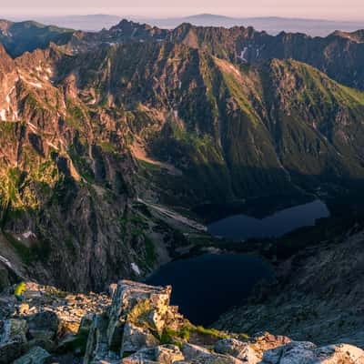 On the way to and at the Mt. Rysy, Poland