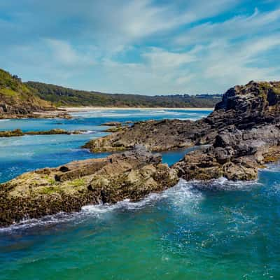 Broken Head Nature Reserve rock island New South Wales, Australia