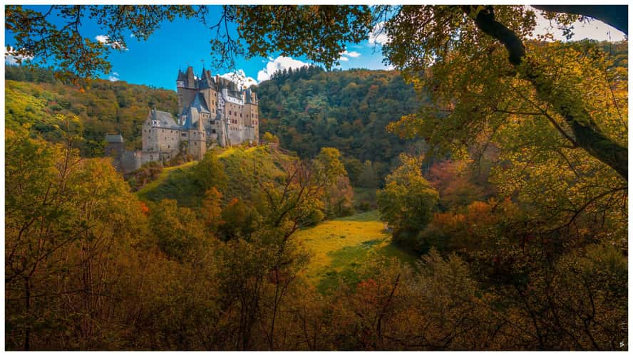 Eltz Castle from the side