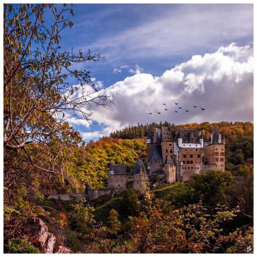 Eltz Castle from the side