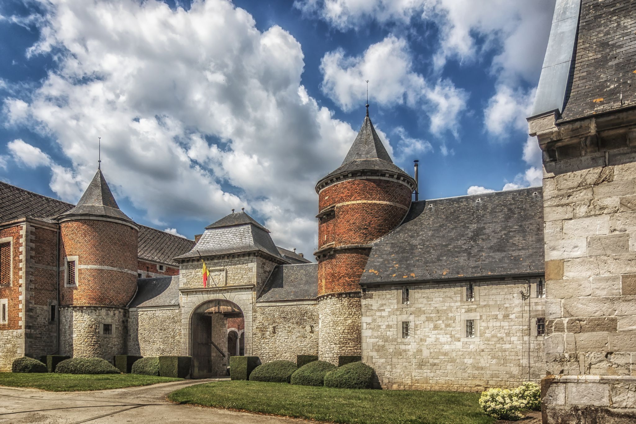 Castle-farm of Oultremont, Belgium