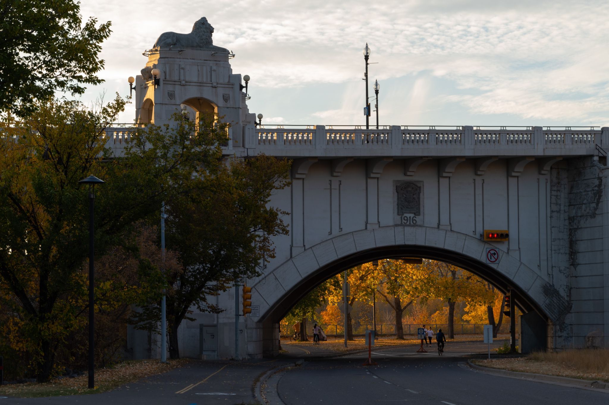 Centre Street Bridge - From Bow River Pathway, Canada