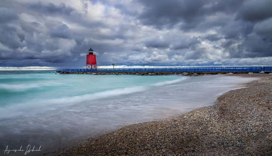 Charlevoix South Pier Lighthouse, Michigan