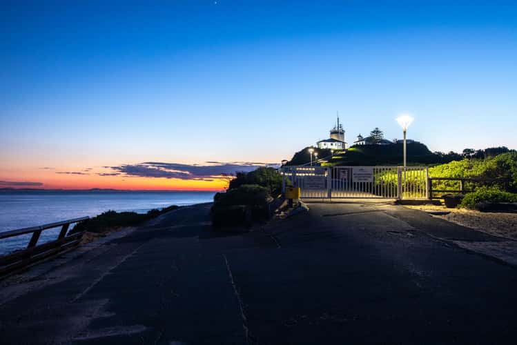 Entrance to Nobby's Head Lighthouse Newcastle NSW