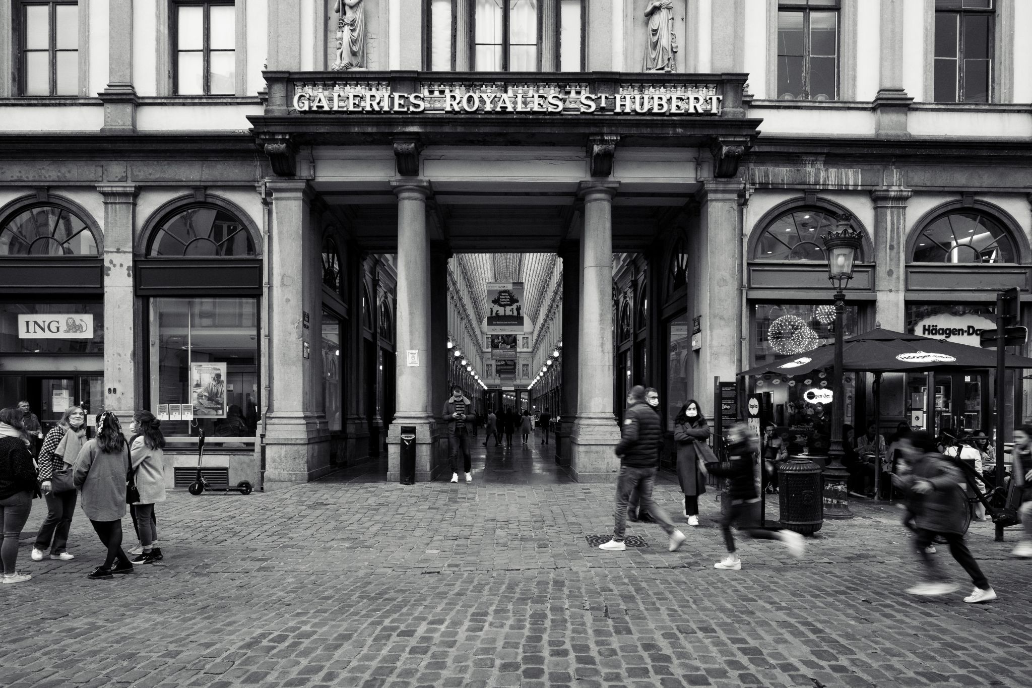 Galeries Royales Saint-Hubert, Brussels, Belgium