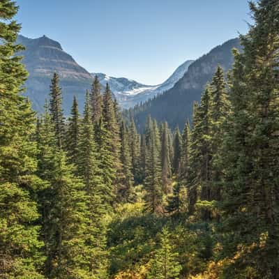 Jackson Glacier, in Glacier National Park, USA