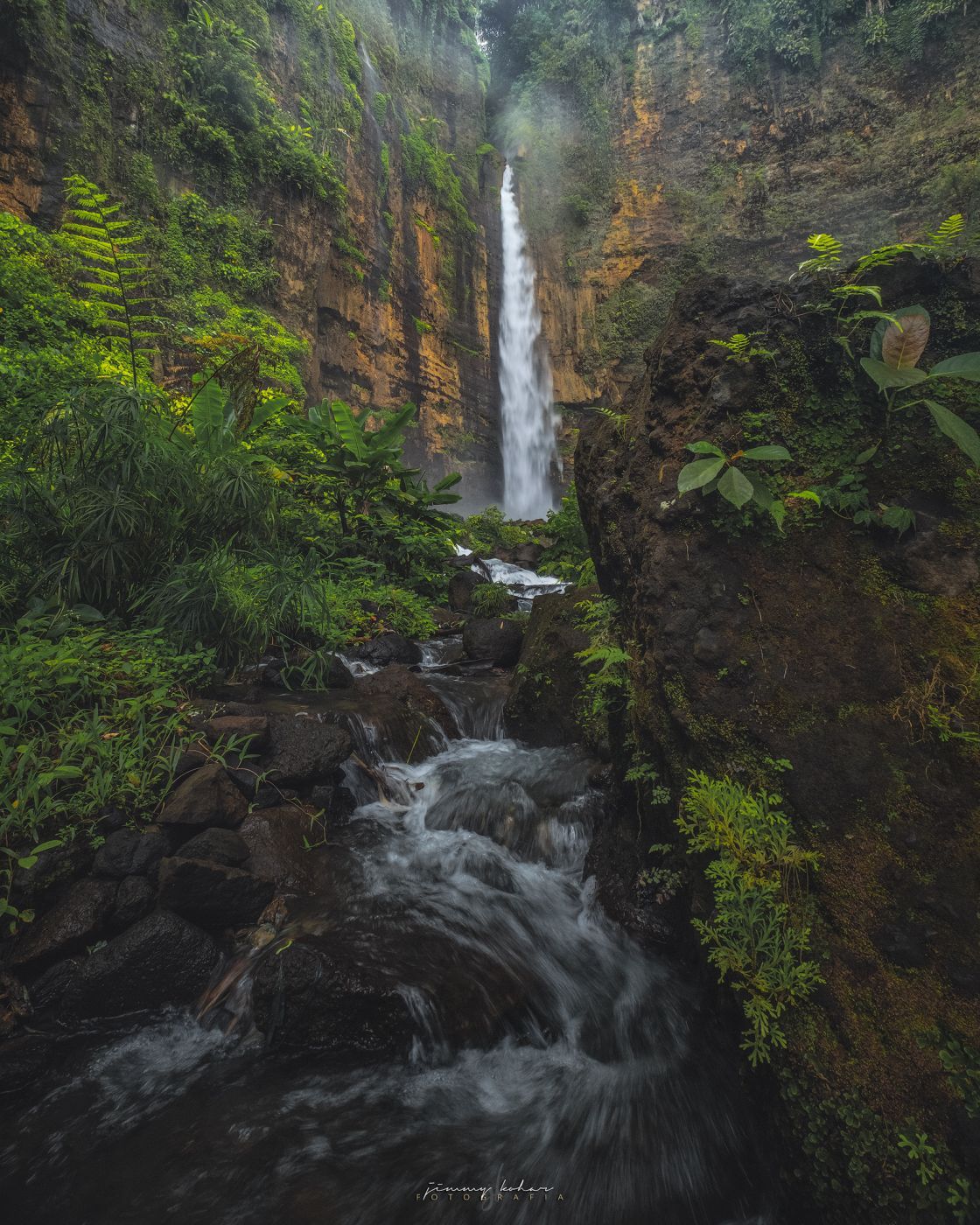 Kapas Biru Waterfall, Indonesia