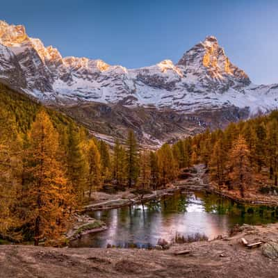 Blue Lake, Aosta Valley, Italy