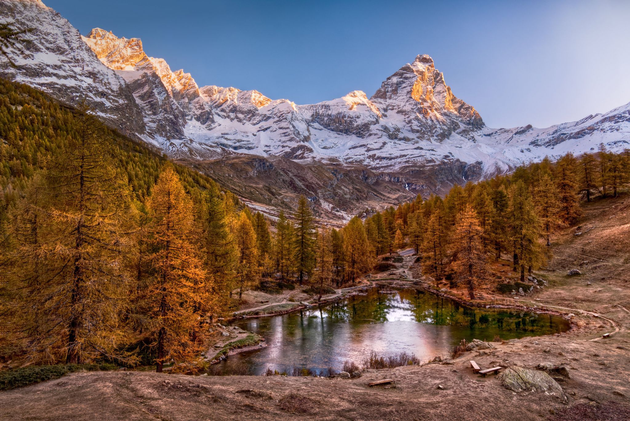 Blue Lake, Aosta Valley, Italy