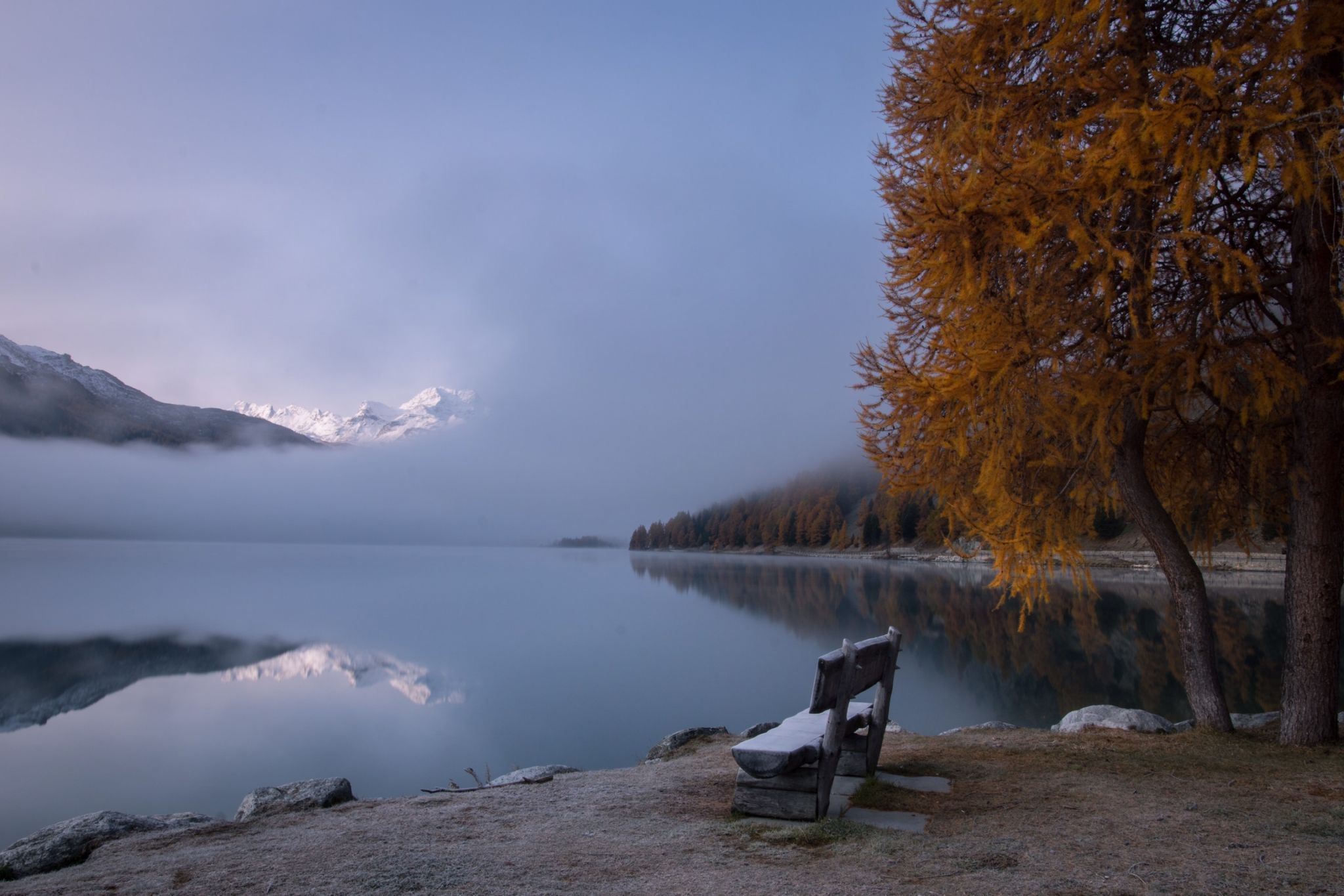 Lake Silvaplana, Pappaloù, Switzerland